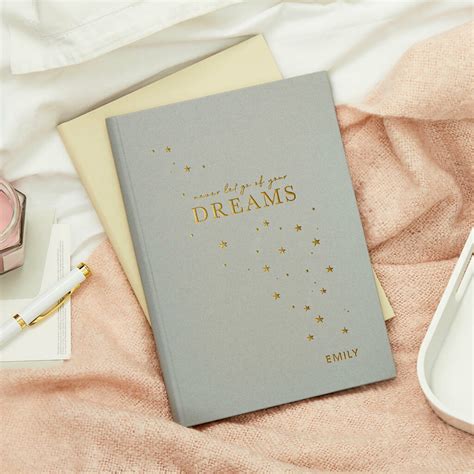 Personalised Hardback Dream Journal By Martha Brook