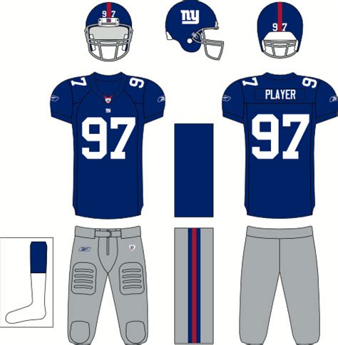 New York Giants Home Uniform - National Football League (NFL) - Chris Creamer's Sports Logos ...