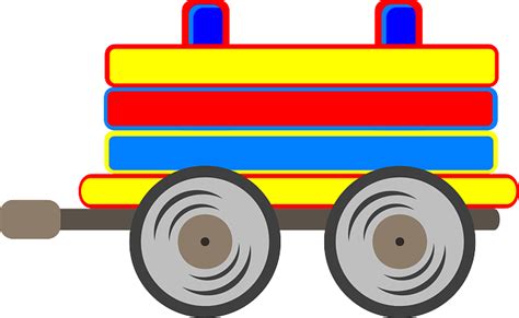 Toy Trailer Wooden · Free vector graphic on Pixabay