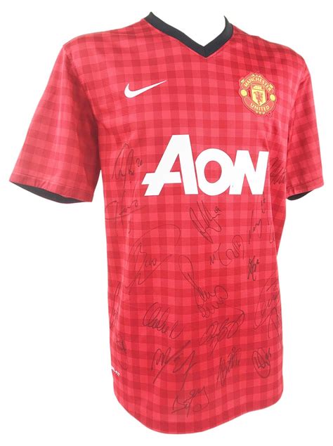 Signed Man Utd Shirts, Footballs – Manchester United Memorabilia