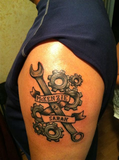 The hubby's tattoo, he is a diesel mechanic & has two beautiful ...