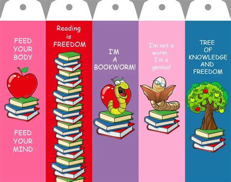 Kids Printable Bookmark