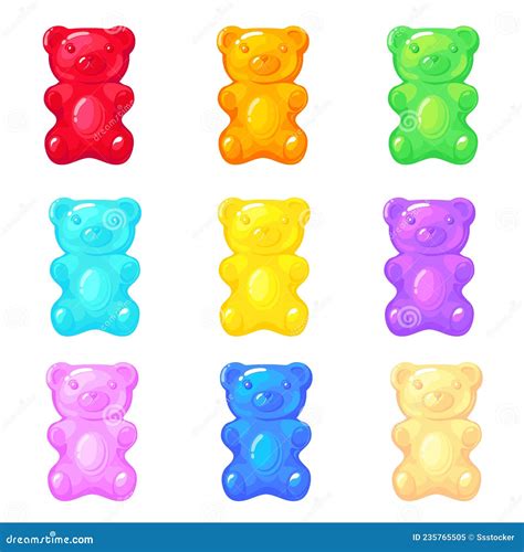 Jelly Gummy Bears. Fruit Candy for Baby, Sugar Marmalade for Kids ...