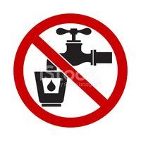 Do Not Drink Water Sign Stock Clipart | Royalty-Free | FreeImages