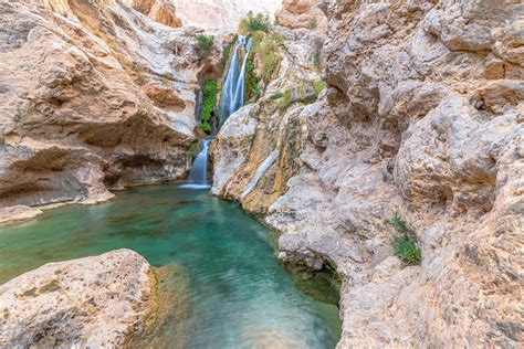 Wadi Tiwi Waterfall in Oman, Oman