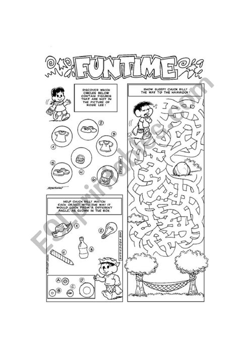 fun activities! - ESL worksheet by veve25