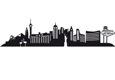 Las Vegas Skyline Vector Free at GetDrawings | Free download