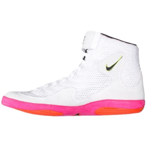 Wrestling Shoes Nike Inflict 3 White/Black Crimson - In Stock