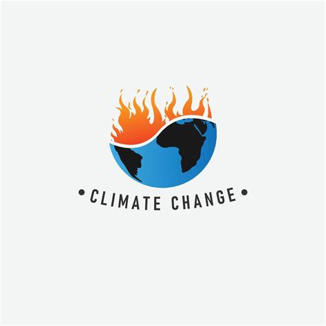 climate change logo vector 21390084 Vector Art at Vecteezy