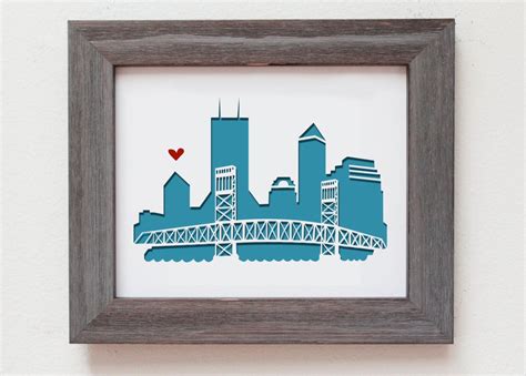 Jacksonville Florida Personalized Gift or Wedding Gift - Etsy