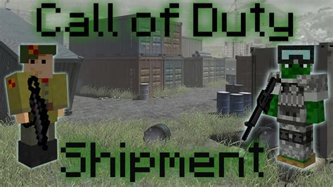 Minecraft Call of Duty - Shipment PVP Map - YouTube