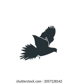 Mourning Dove Silhouette Stock Illustration Stock Vector (Royalty Free) 2057128142 | Shutterstock