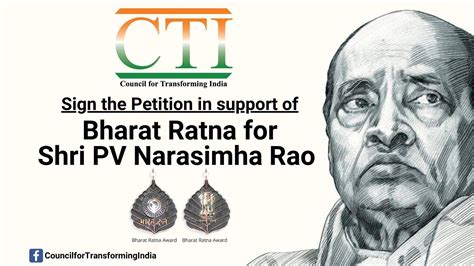 Petition · Bharat Ratna for P . V. Narasimha Rao, Father of Indian ...