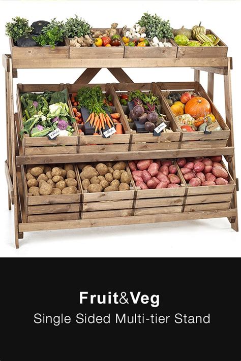 Bakery and Fruit & Veg Stands | Rustic Displays by Linkshelving | Fruit ...