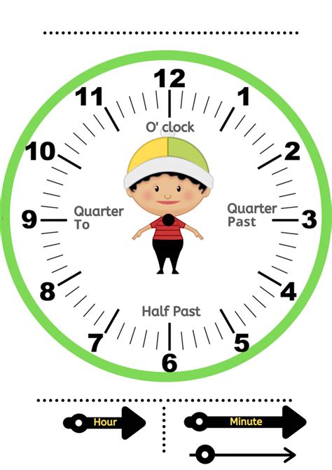 Clock Activities - Free Printable Learning Clocks | DIY Cardboard Clock