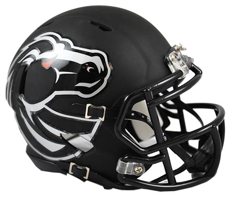 Boise State Broncos Riddell Mini Speed Helmet - Matte Black — Game Day ...