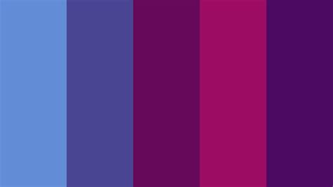 Purple Polygons Color Palette | Blue colour palette, Color palette, Color