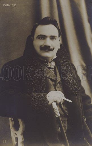 Enrico Caruso, Italian opera singer stock image | Look and Learn