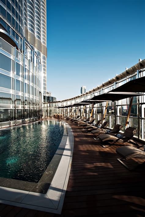 Armani Hotel Dubai – Burj Khalifa, Dubai, UAE – Armani Outdoor Pool – TRAVOH