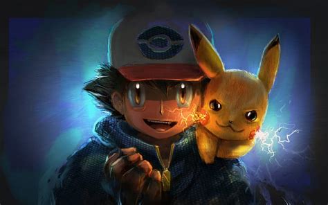 828x1792px | free download | HD wallpaper: Pokémon, Pikachu, Ash Ketchum, fan art | Wallpaper Flare