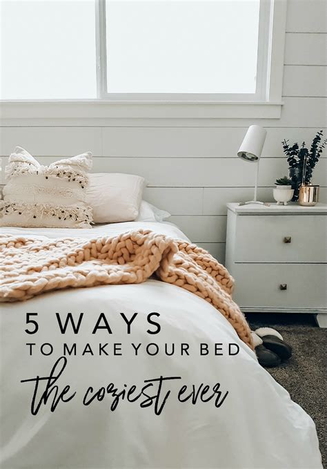 5 Ways To Make Your Bed The Coziest Ever! - The Blush Home Blog