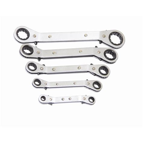 Supatool 5 Piece Metric Ratchet Ring Spanner Set | Bunnings Warehouse