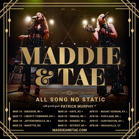 MADDIE & TAE EXTEND ALL SONG NO STATIC TOUR WITH SPRING 2023 DATES - UMG Nashville