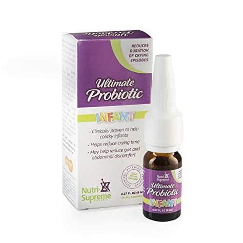 Nutri Supreme Baby Probiotics Colic Drops - Clinically Proven to Help ...