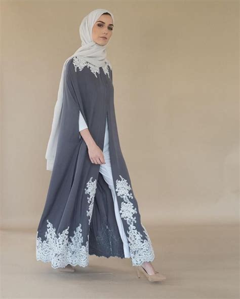 Open Abaya Designs - 20 Latest Open Abaya Styles You Can Buy | Kleding