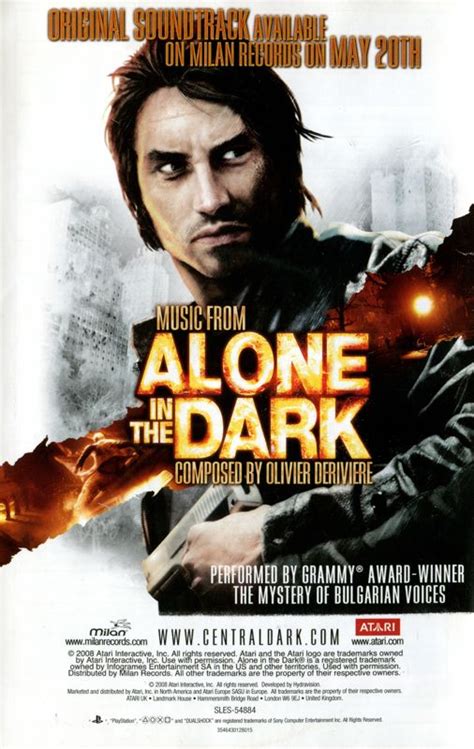 Alone in the Dark (2008) PlayStation 2 box cover art - MobyGames