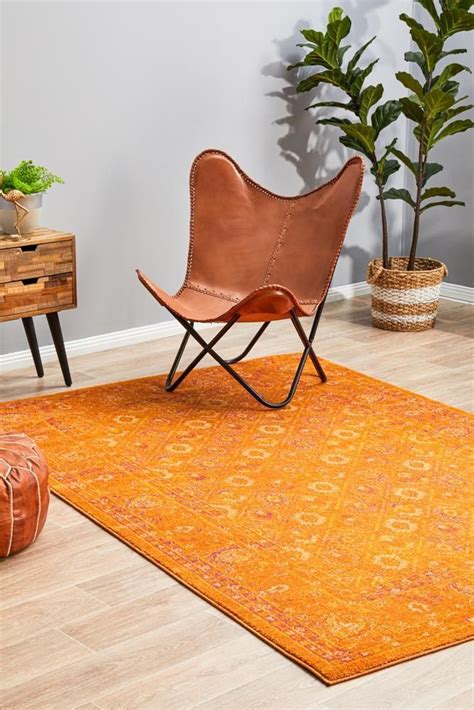 Brilliance Glitter Burnt Orange Rug | Orange rugs, Dinning room art, Rugs online