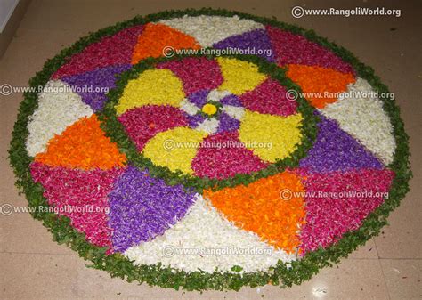 Onam flower rangoli designs collection-Traditional kerala