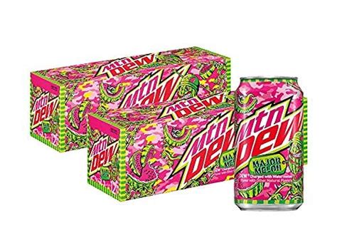 Mountain Dew Major Melon Watermelon Flavor Soda Soft Drink - 2 Cases ...