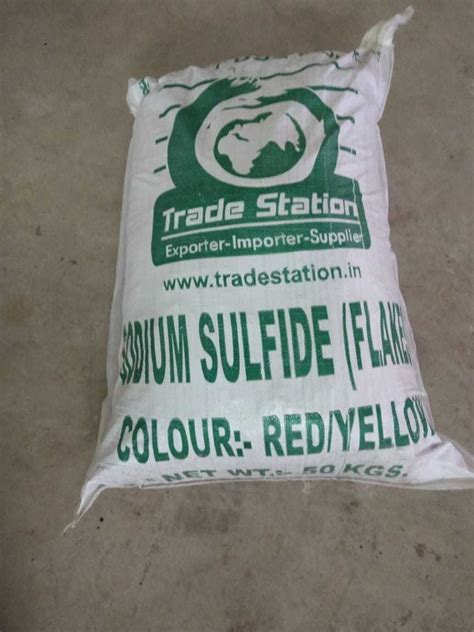 Sodium Sulfide Red Flakes, Packaging Size: 50kg Net. at Rs 32/kilogram in Ahmedabad