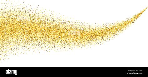 Vector gold glitter abstract background, golden sparkles on white ...