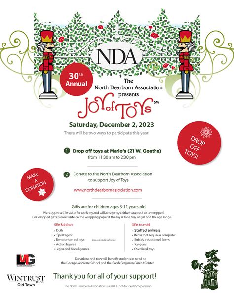 North Dearborn Association – 30th Annual Joy of Toys Event — RNRA Chicago