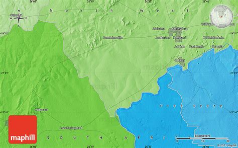 Political Map of Klerksdorp