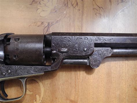 COLT 1851 NAVY REVOLVER, ENGRAVED, INSCRIBED