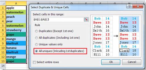 How to combine two lists without duplicates in Excel?