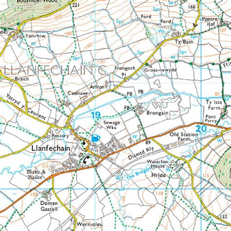 OS Map of Lake Vyrnwy & Llanfyllin | Explorer 239 Map | Ordnance Survey Shop