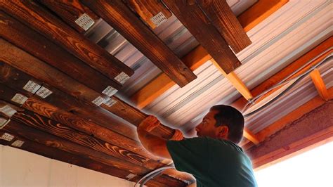 Diy Pallet Wood Ceiling | Shelly Lighting