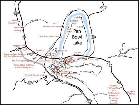 Breathitt County Maps