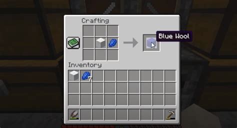 How To Make Blue Wool: Minecraft Recipe