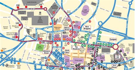 Map Of Leeds City Centre