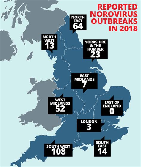 Norovirus 2024 Outbreak Map California - Natka Vitoria