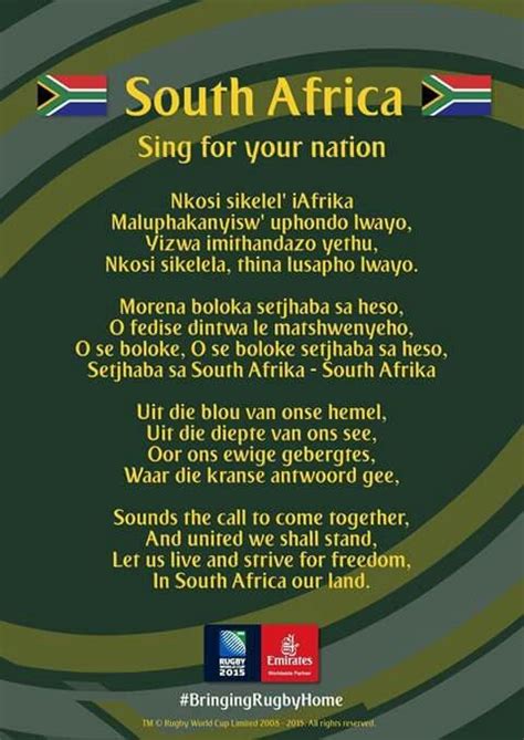 South African National Anthem South Afrika, Short Jokes Funny, Sing For ...