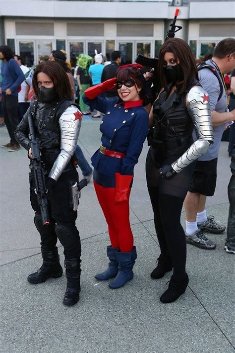 Things We Saw Today: Three Bucky Barnes Cosplayers In A Row | The Mary Sue