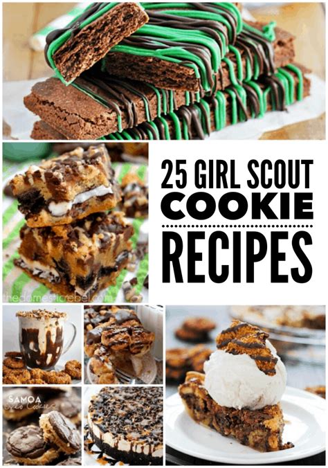 25 Girl Scout Cookie Creations (Recipe Roundup) - Layers of Happiness