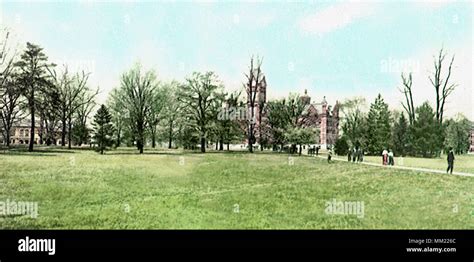 Campus of Ohio State University. Columbus. 1910 Stock Photo - Alamy