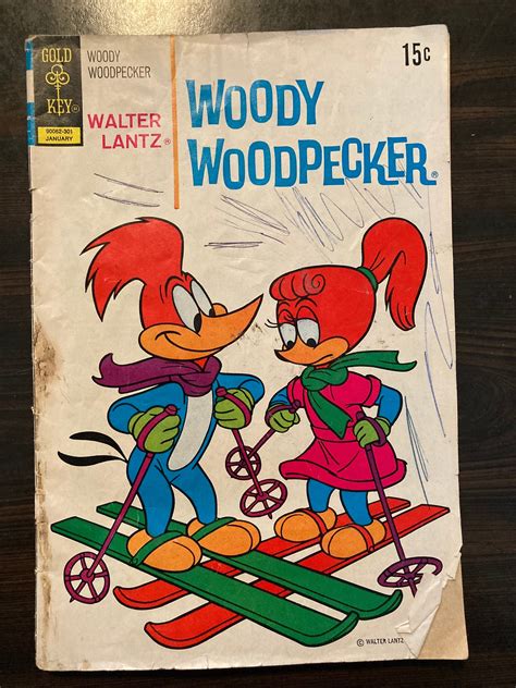 Vintage Woody Woodpecker comic book from 1972 | Etsy